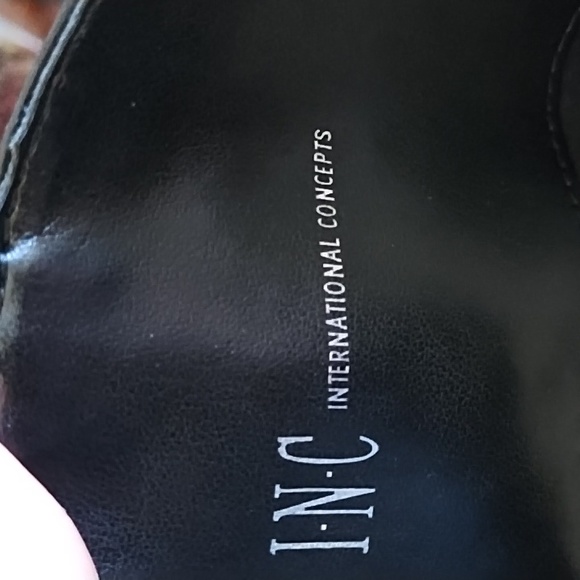 Inc International Concepts tall black leather boots size 8 1/2 NWOT - Picture 6 of 16